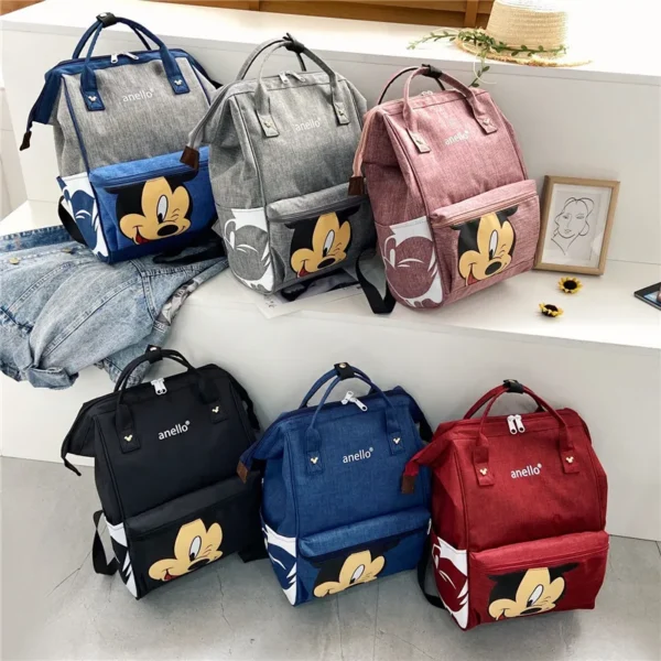 Disney Mickey Mouse Backpack Multi-function Large Capacity Backpack