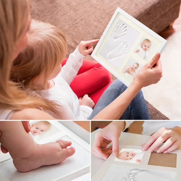 Baby Hand Foot Print Photo Frame Kit - Image 3