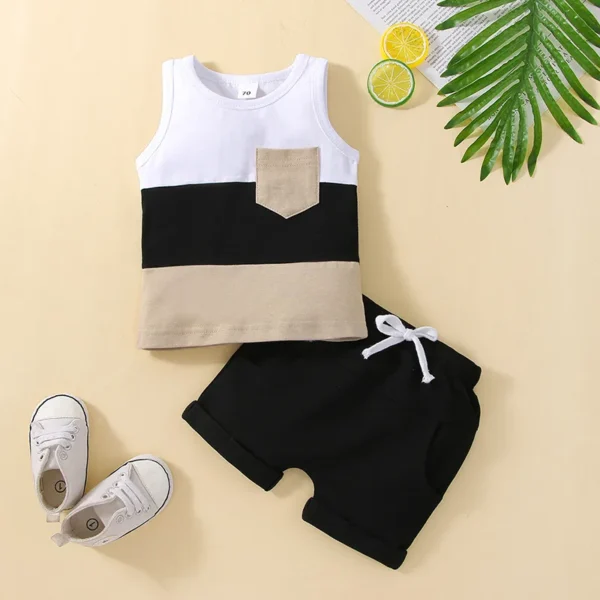 2pcs Summer  Boy Outfits size 6-36M (shirt & Shorts only)