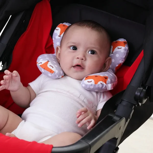 Baby Travel Pillow Car Seat Head & Neck Support - Image 5