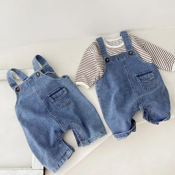 Sleeveless Denim Jumpsuit